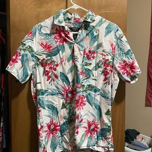 Forever 21 mens floral button up.